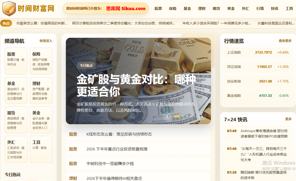 时间财富网